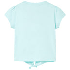 VidaXL Kindershirt 92 lichtzeeblauw