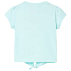 VidaXL Kindershirt 116 lichtzeeblauw