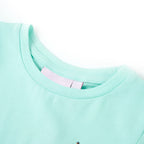 Vidaxl kindershirt 92 lichtzeeblauw