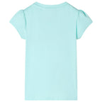Vidaxl kindershirt 140 lichtzeeblauw