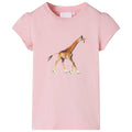Vidaxl kindershirt 116 lichtroze