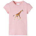 VidaXL Kindershirt 128 lichtroze
