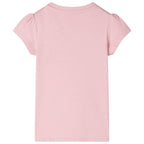 VidaXL Kindershirt 128 lichtroze