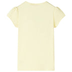 Vidaxl kindershirt 92 zachtgeel