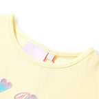 VidaXL Kindershirt 104 zachtgeel
