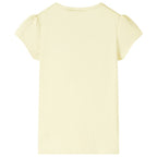 Vidaxl kindershirt 116 zachtgeel