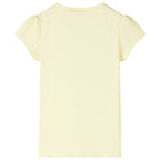 Vidaxl kindershirt 128 zachtgeel