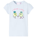 VidaXL Kindershirt 128 lichtblauw