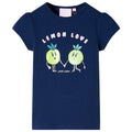 VidaXL Kindershirt 116 marineblauw