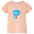 VidaXL Kindershirt 128 lichtoranje