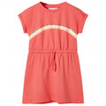 Vidaxl kinderjurk met trekkoord 116 koraalkleurig