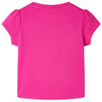 Vidaxl kindershirt 140 donkerroze