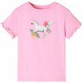 Vidaxl kindershirt met korte mouwen 104 felroze