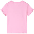 Vidaxl kindershirt met korte mouwen 116 felroze