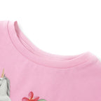 VidaXL Kindershirt met korte mouwen 128 felroze