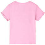VidaXL Kindershirt met korte mouwen 140 felroze