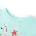 VidaXL Kindershirt met korte mouwen 92 lichtzeeblauw