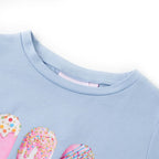 Vidaxl kindershirt 128 blauw