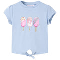 VidaXL Kindershirt 140 blauw
