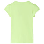 VidaXL Kindershirt 140 neongeel