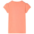 VidaXL Kindershirt 92 neonoranje