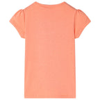 VidaXL Kindershirt 116 neonoranje