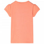 VidaXL Kindershirt 140 neonoranje