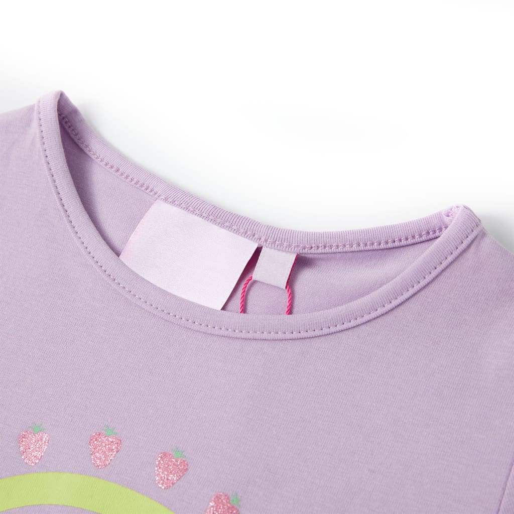 Vidaxl kindershirt 92 lila