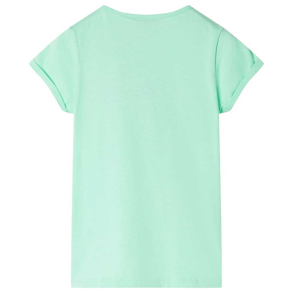 Vidaxl kindershirt 104 felgroen