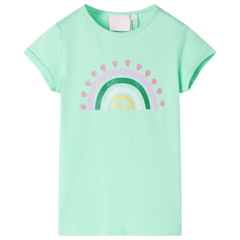 Vidaxl kindershirt 140 felgroen