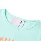 VidaXL Kindershirt 116 lichtzeeblauw