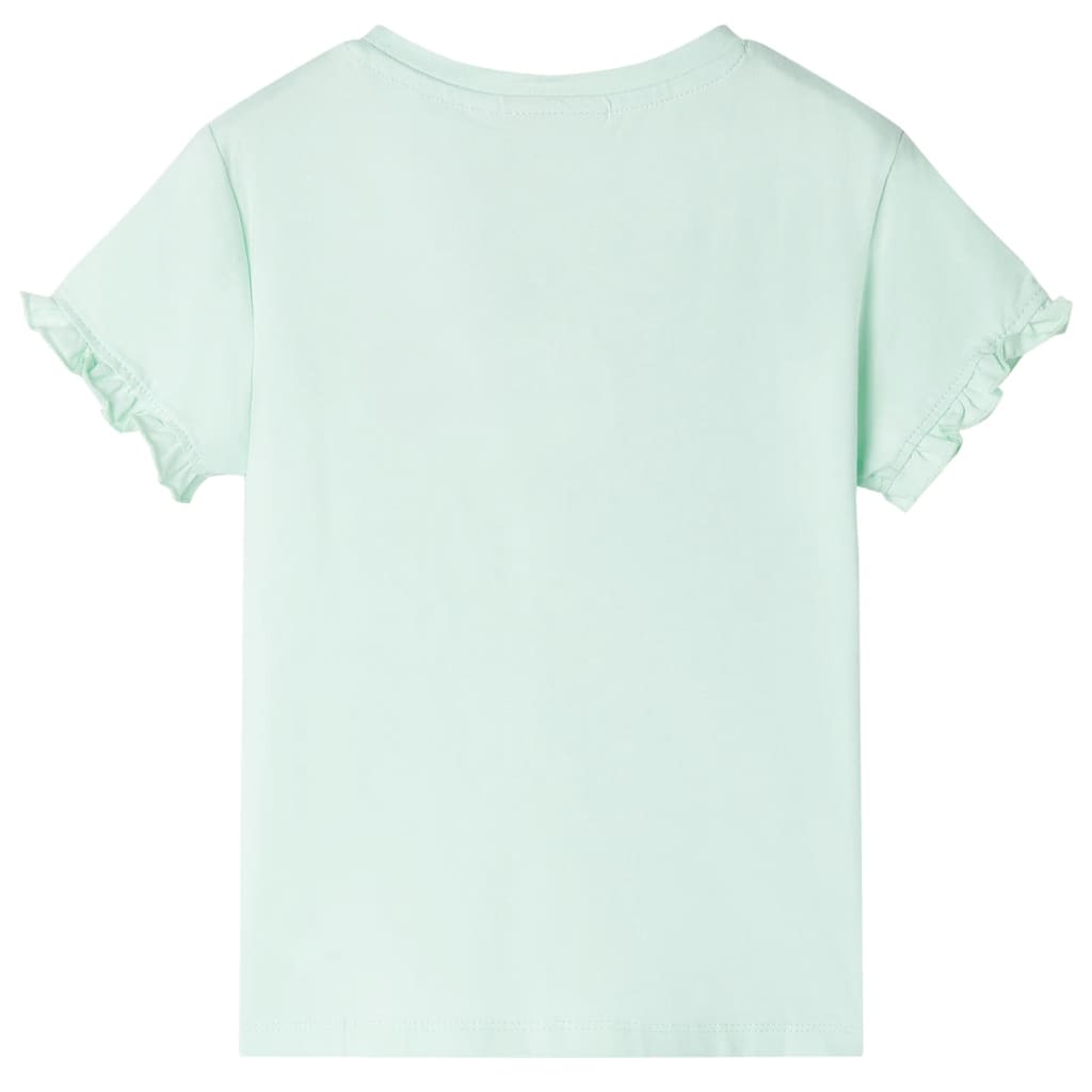 VidaXL Kindershirt 104 lichtmintkleurig