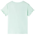VidaXL Kindershirt 116 lichtmint