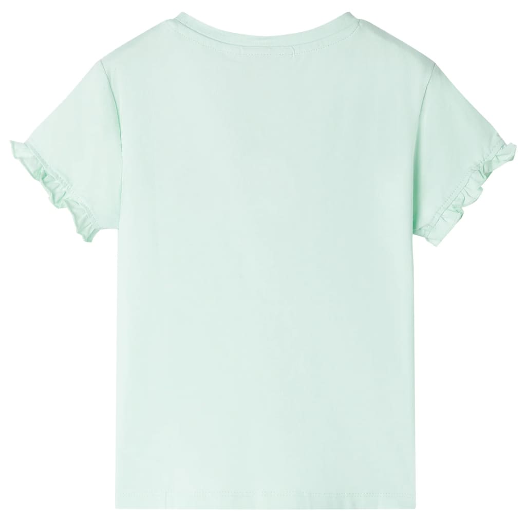 VidaXL Kindershirt 116 lichtmint