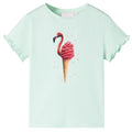 Vidaxl kindershirt 140 lichtmint
