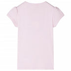 VidaXL Kindershirt met kapmouwen 140 zachtroze