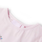 VidaXL Kindershirt met kapmouwen 140 zachtroze