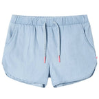 Vidaxl kindershorts 92 zachtdenimblauw