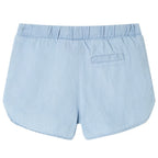 Vidaxl kindershorts 128 zachtdenimblauw