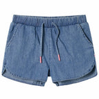 Vidaxl kindershorts 104 denimblauw