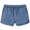 Vidaxl kindershorts 116 denimblauw