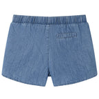 Vidaxl kindershorts 140 denimblauw