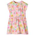 Vidaxl kinderjurk 128 zachtroze