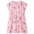 VidaXL Kinderjurk 128 lichtroze