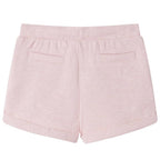 Vidaxl kindershorts met trekkoord 128 gemengd lichtroze