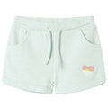 Vidaxl kindershorts met trekkoord 116 gemengd lichtmintkleurig