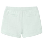 Vidaxl kindershorts met trekkoord 116 gemengd lichtmintkleurig