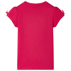 Vidaxl kindershirt 104 felroze