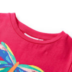 Vidaxl kindershirt 104 felroze