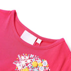 Vidaxl kindershirt 116 felroze